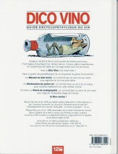 Verso de Dico Vino : Guide Encyclopéthylique du vin - Le vin français expliqué à Parker