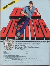 Verso de Docteur Justice (Magazine) -19- Dr. Justice magazine n°19