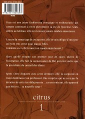Verso de Citrus -1- Volume 1
