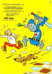 Verso de Colección Olé! (1971-1986) -81- Mortadelo y Filemón: ¡que agencia de información!