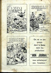 Verso de Kris le shérif (puis Kriss) (Aventures et Voyages) -4- Une ruse perfide