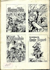 Verso de Kris le shérif (puis Kriss) (Aventures et Voyages) -52- Les évadés de Red River