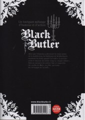Verso de Black Butler -21- Black Schoolboy