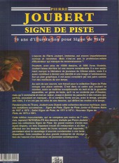 Verso de (AUT) Joubert, Pierre -2005- Signe de piste - 70 ans d'illustration pour signe de piste - Tome 1 (1937-1955)