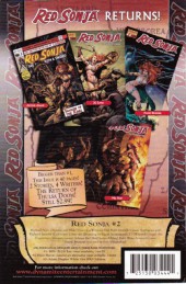 Verso de Red Sonja (2005) -1B- The message