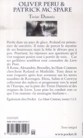 Verso de (AUT) Peru, Olivier -R05 Poch- Les Haut-Conteurs, tome 4 : Treize Damnés