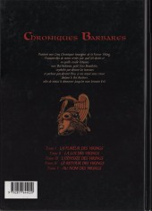 Verso de Chroniques Barbares -3a1999- L'Odyssée des Vikings
