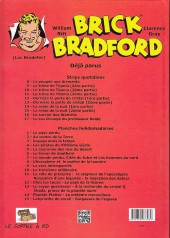 Verso de Luc Bradefer - Brick Bradford (Coffre à BD) -PH14- Brick bradford - planches hebdomadaires tome 14