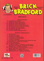 Verso de Luc Bradefer - Brick Bradford (Coffre à BD) -PH15- Brick bradford - planches hebdomadaires tome 15