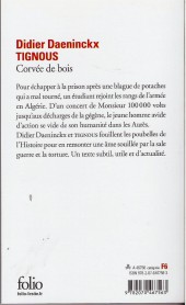 Verso de (AUT) Tignous - Corvée de bois