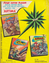 Verso de Aventures Film (1re série - Artima) -Rec10- Recueil 553 (du n°90 au n°95)