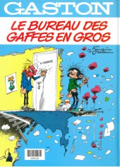 Verso de Gaston (France Loisirs - Album Double) -1- Gala de gaffes à gogo / Le bureau des gaffes en gros