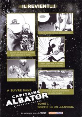 Verso de Capitaine Albator - Dimension voyage -1Extrait- Tome 1