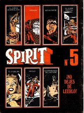 Verso de The spirit (en espagnol) -4- tome 4