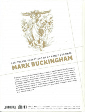 Verso de (DOC) Les Grands Entretiens de la Bande Dessinée - Mark Buckingham