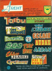 Verso de Tex Bill (Arédit) -85- Opération Petit Poucet