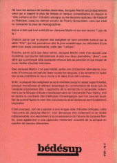 Verso de (AUT) Martin, Jacques -1985- À la rencontre de Jacques Martin
