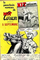 Verso de Kit Carson (Impéria) -82- Le cheval endiablé
