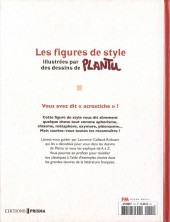 Verso de (AUT) Plantu -2012a- Les figures de style illustrées par des dessins de Plantu