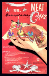 Verso de Meatcake (1993) -3- Meat Cake Number Three