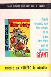 Verso de Tom et Jerry (Puis Tom & Jerry) (2e Série - Sage) -90- Les deux mousquetaires : trompettes ou trompattes