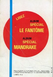 Verso de Le fantôme (4e Série - Spécial - 3- Phantom) -Rec06- Album N°6 (du n° 17 au n°18)