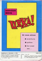 Verso de Mandrake (1re Série - Remparts) (Mondes Mystérieux - 1) -324Suppl- La dernière enquête de l'inspecteur williams