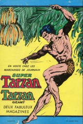 Verso de Tarzan (3e Série - Sagédition) (Géant) -Rec17- Album Nouvelle Série N°1 (du n°50 au n°52)
