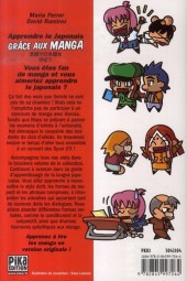 Verso de Apprendre le japonais grâce aux manga -3- Apprendre le japonais grâce aux manga 3