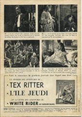 Verso de Héroïc (1e série - Sage) -129- Tex Ritter. Diligences en danger