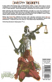 Verso de Daredevil: Redemption (2005) -INT- Redemption