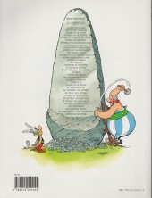 Verso de Asterix de Galliër -5b2015- Asterix en de Ronde van Gallië