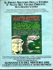 Verso de Martin Mystère (detective dell'impossibile) -117- L'invenzione del secolo