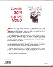 Verso de (AUT) Nono -2014- L'année 2014 vue par Nono - Après moi le déluge !