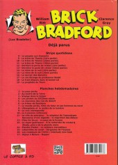 Verso de Luc Bradefer - Brick Bradford (Coffre à BD) -PH16- Brick Bradford - Planches hebdomadaires tome 16