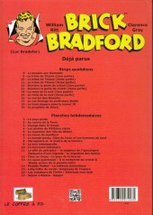 Verso de Luc Bradefer - Brick Bradford (Coffre à BD) -PH17- Brick Bradford - Planches hebdomadaires tome 17