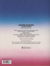 Verso de Histoire de France en bandes dessinées (Intégrale) -3b1988- De Saint-Louis à Jeanne d'Arc