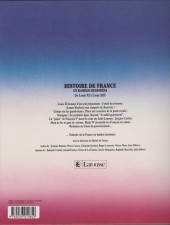 Verso de Histoire de France en bandes dessinées (Intégrale) -4b1988- De Louis XI à Louis XIII
