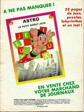 Verso de Astro le petit robot (Le Journal d') -1- Le cirque