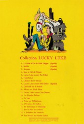Verso de Lucky Luke -9a1963- Des rails sur la prairie
