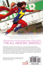 Verso de Ms. Marvel Vol.3 (2014) -INT01a2015- No Normal