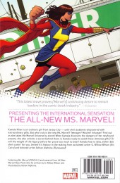 Verso de Ms. Marvel Vol.3 (2014) -INT01a2015- No Normal