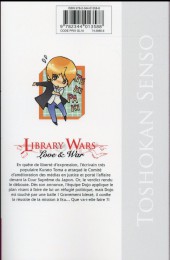 Verso de Library wars - Love and War -14- Tome 14