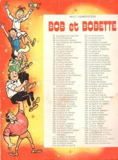 Verso de Bob et Bobette (3e Série Rouge) -100a1977- Le cheval d'or