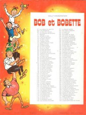 Verso de Bob et Bobette (3e Série Rouge) -86a1979- Trognica chérie