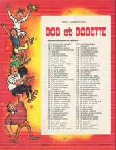 Verso de Bob et Bobette (3e Série Rouge) -141a1974- La nef fantôme