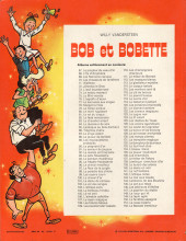 Verso de Bob et Bobette (3e Série Rouge) -121a1975- Le diamant sombre