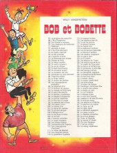 Verso de Bob et Bobette (3e Série Rouge) -92a1976- La mariée est trop belle