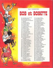 Verso de Bob et Bobette (3e Série Rouge) -106a1976- L'aimable cafetière