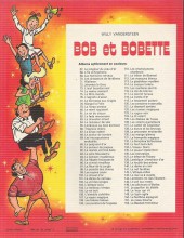Verso de Bob et Bobette (3e Série Rouge) -111a1974- Le trésor de Beersel